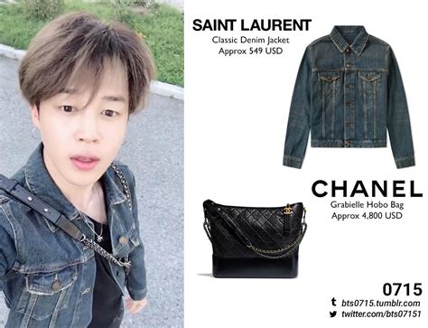 chanel gabrielle hobo bag jimin